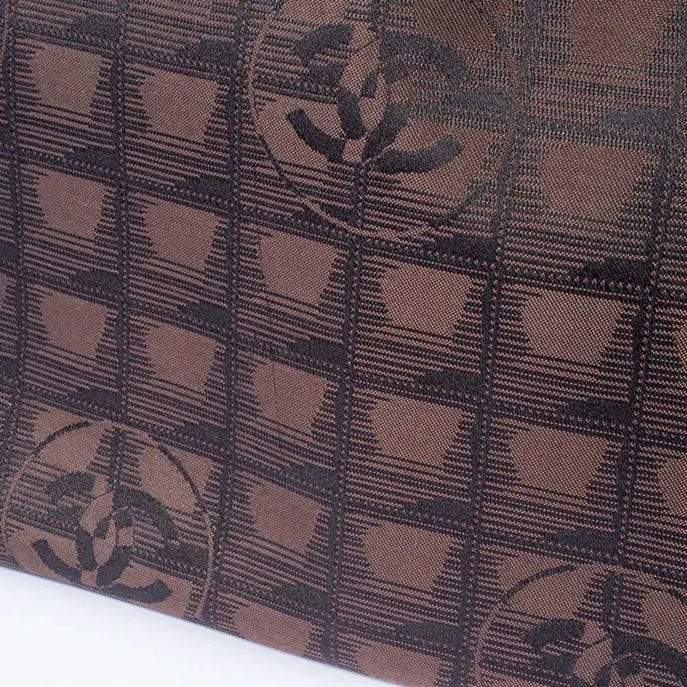 CHANEL Brown Leather Tote Bag